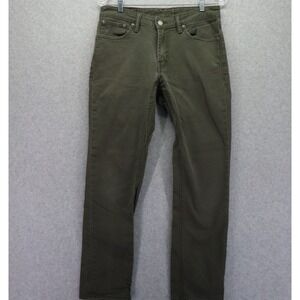 Levi's 511 Jeans Mens 32x32 Standard Slim Fit 5-Pocket Stretch Flex Denim Green